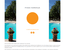 Tablet Screenshot of fincanaranja.com